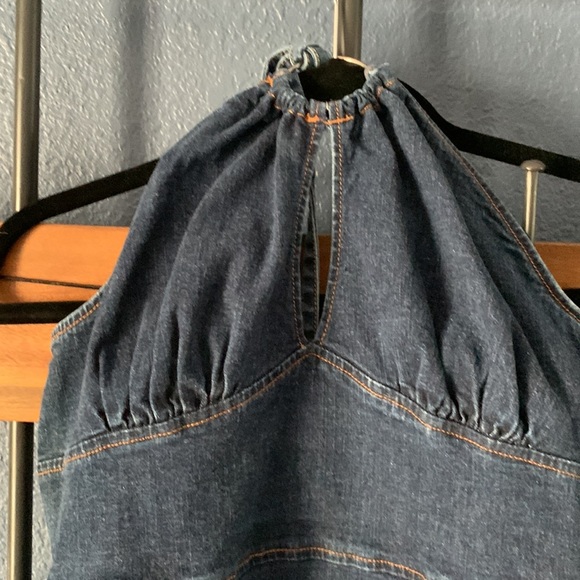 Baby Phat halter backless dress. Fits like a 10/12 - Picture 5 of 9